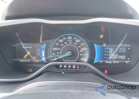 2016 Ford C-Max Energi Sel из США, поврежденный, VIN 1FADP5CUXGL101151